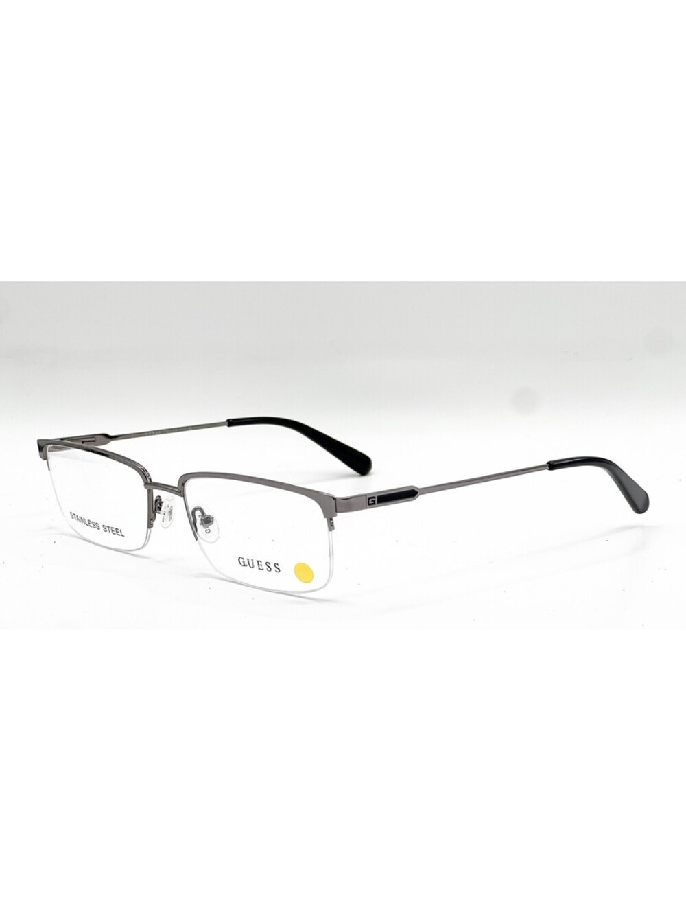 Guess Gu50005 008 Shiny Gunmetal Authentic Eyeglasses 56-18-145
